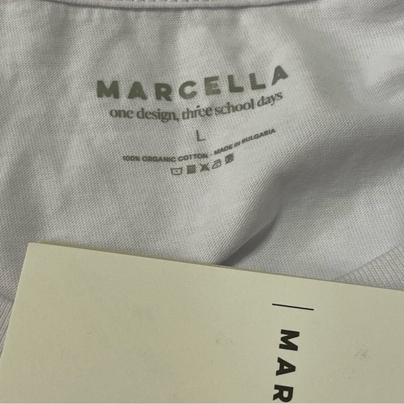 MARCELLA NYC The Monochrome New York Tee in White - Picture 7 of 7